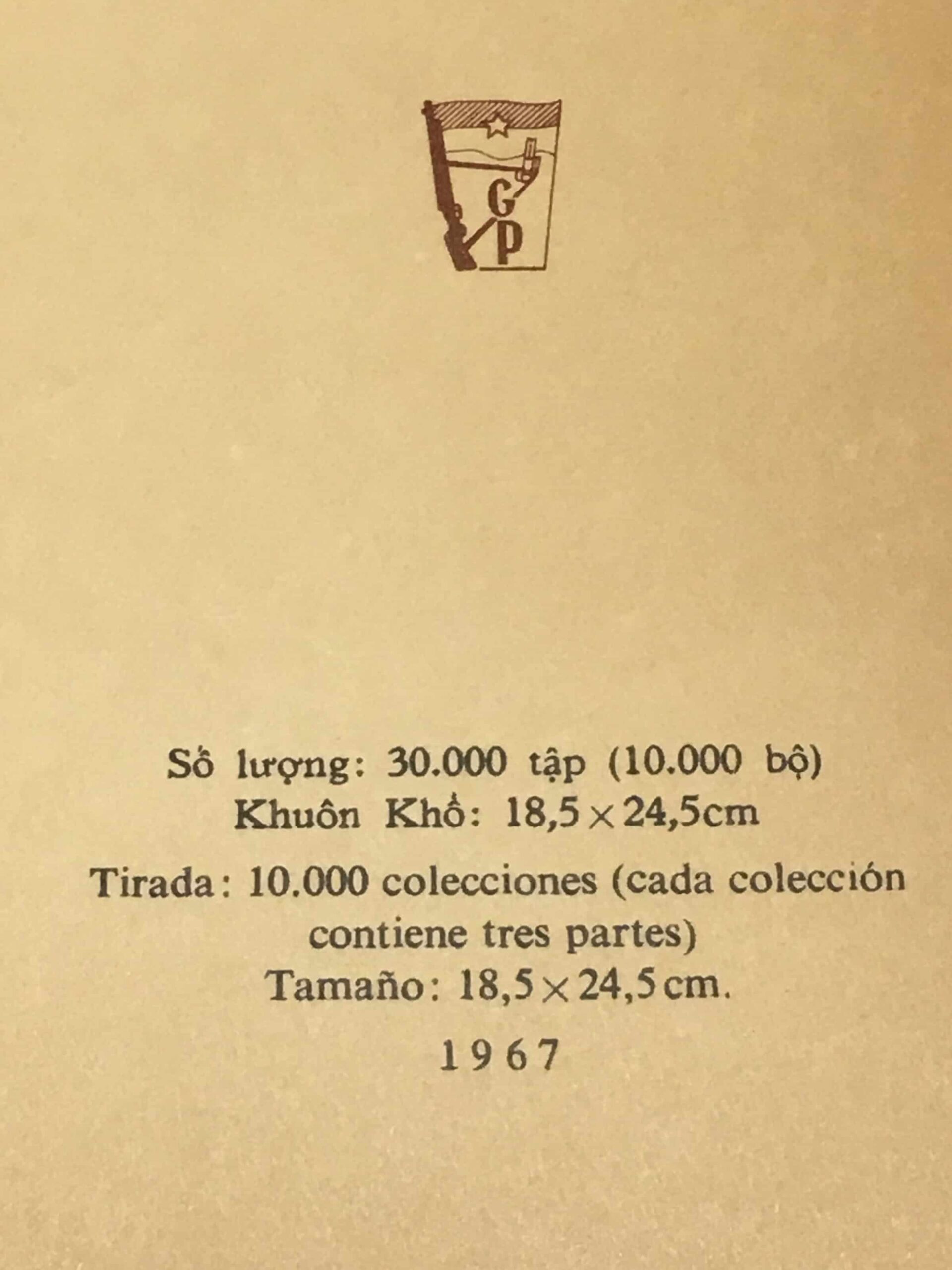 Viet Cong Propaganda Poster 1965 to 1967 - Guerrilla with Scarf - Image 6