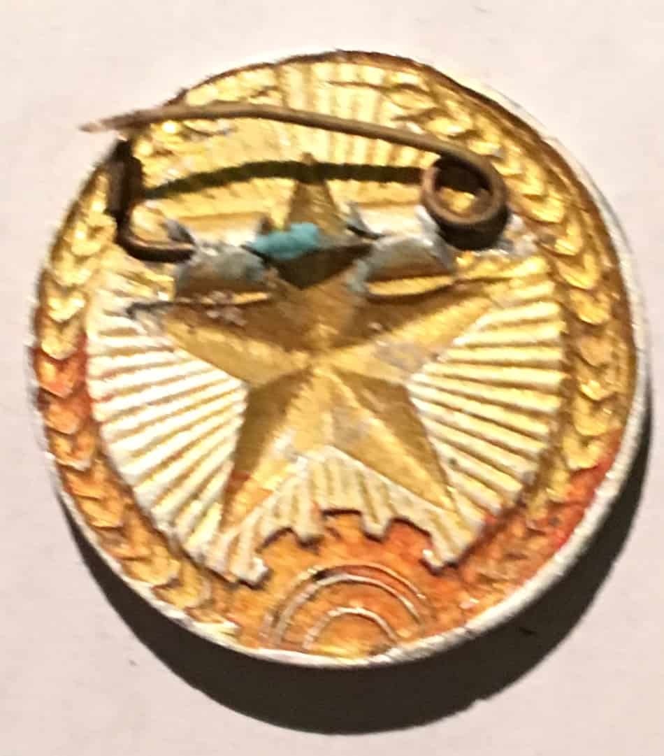 North Vietnamese Navy Boonie Cap Badge Early 1970s - Image 2