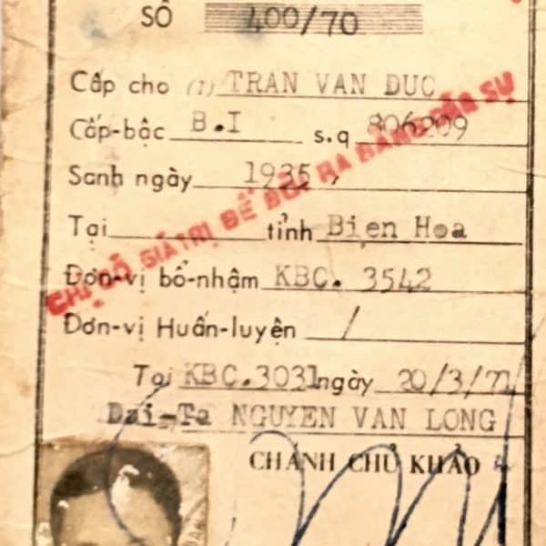 RVN Identification 1971