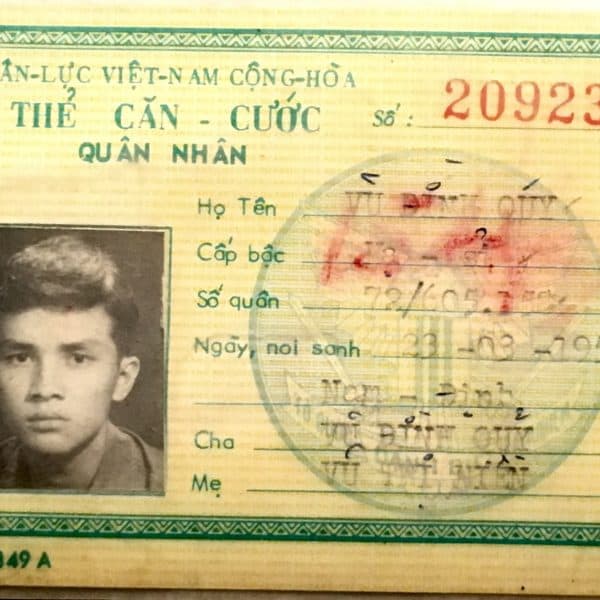 ARVN Identification Card 1974