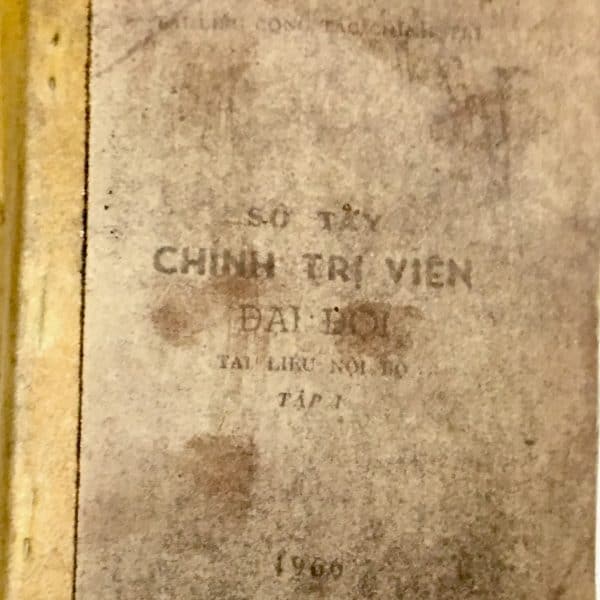 North Vietnamese Army Regulations Manual for Company Political Officer
