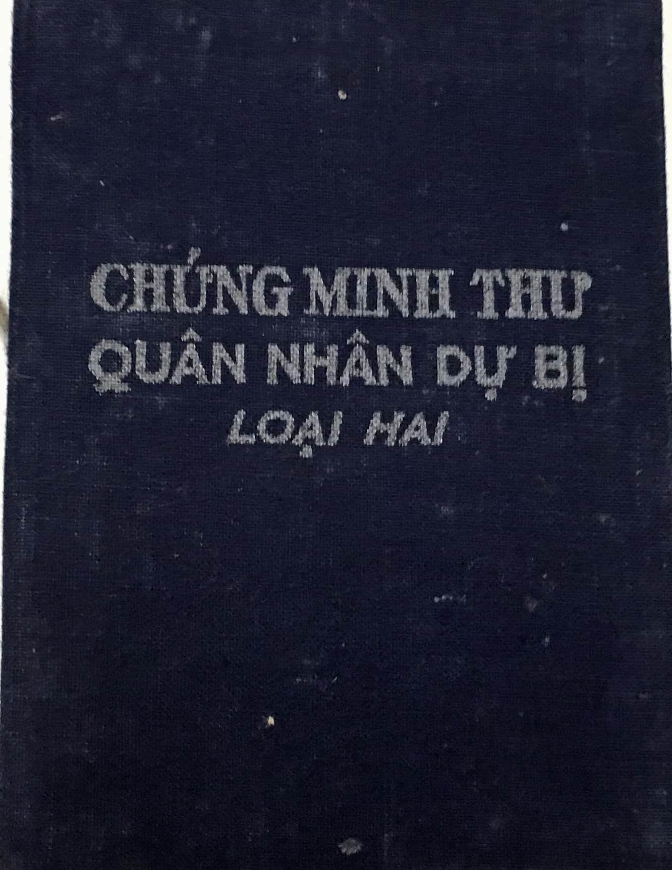 North Vietnamese Army Identification Booklet 1959 - Image 2
