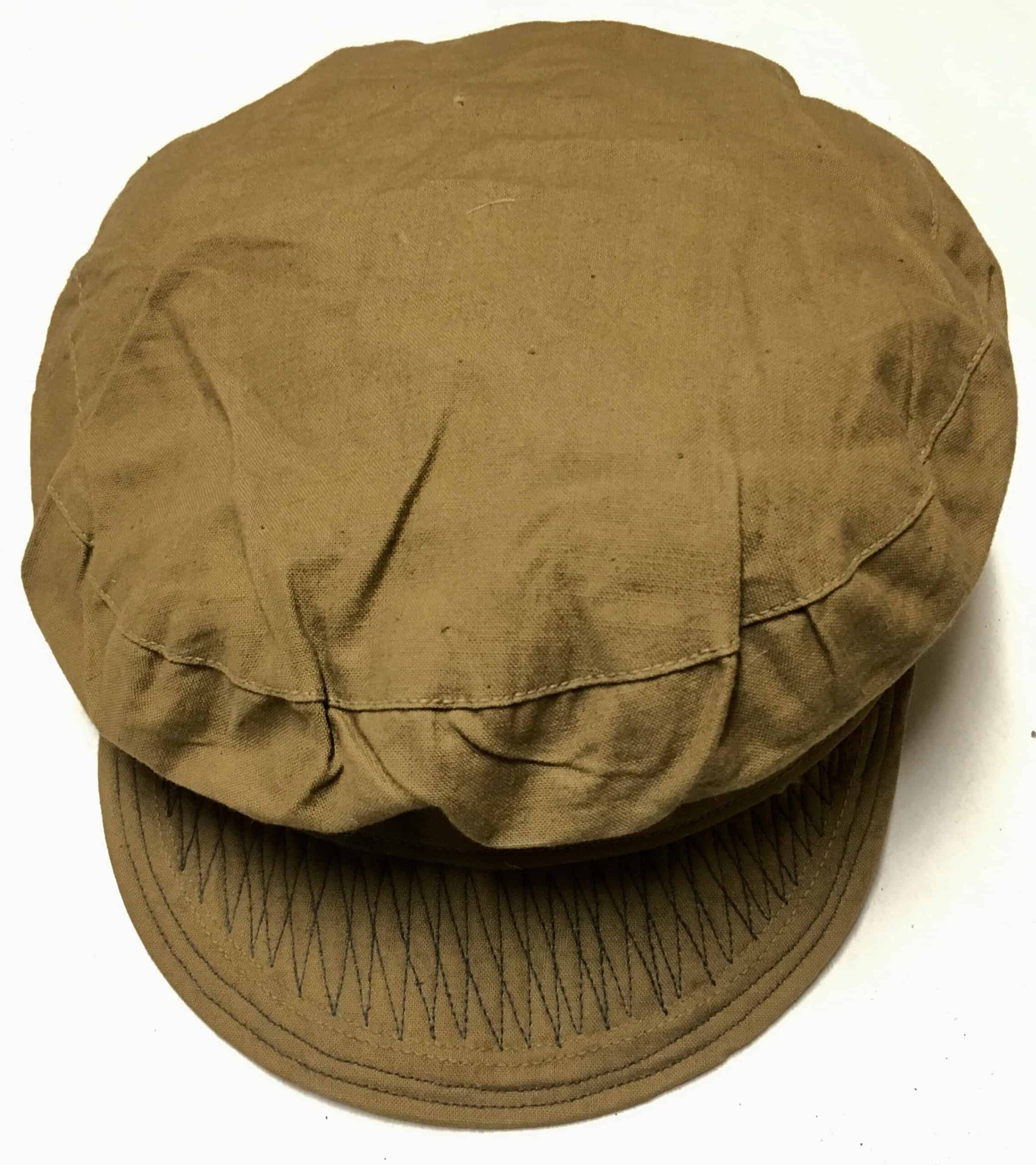 Chinese Korean War Field Cap Brown Cotton