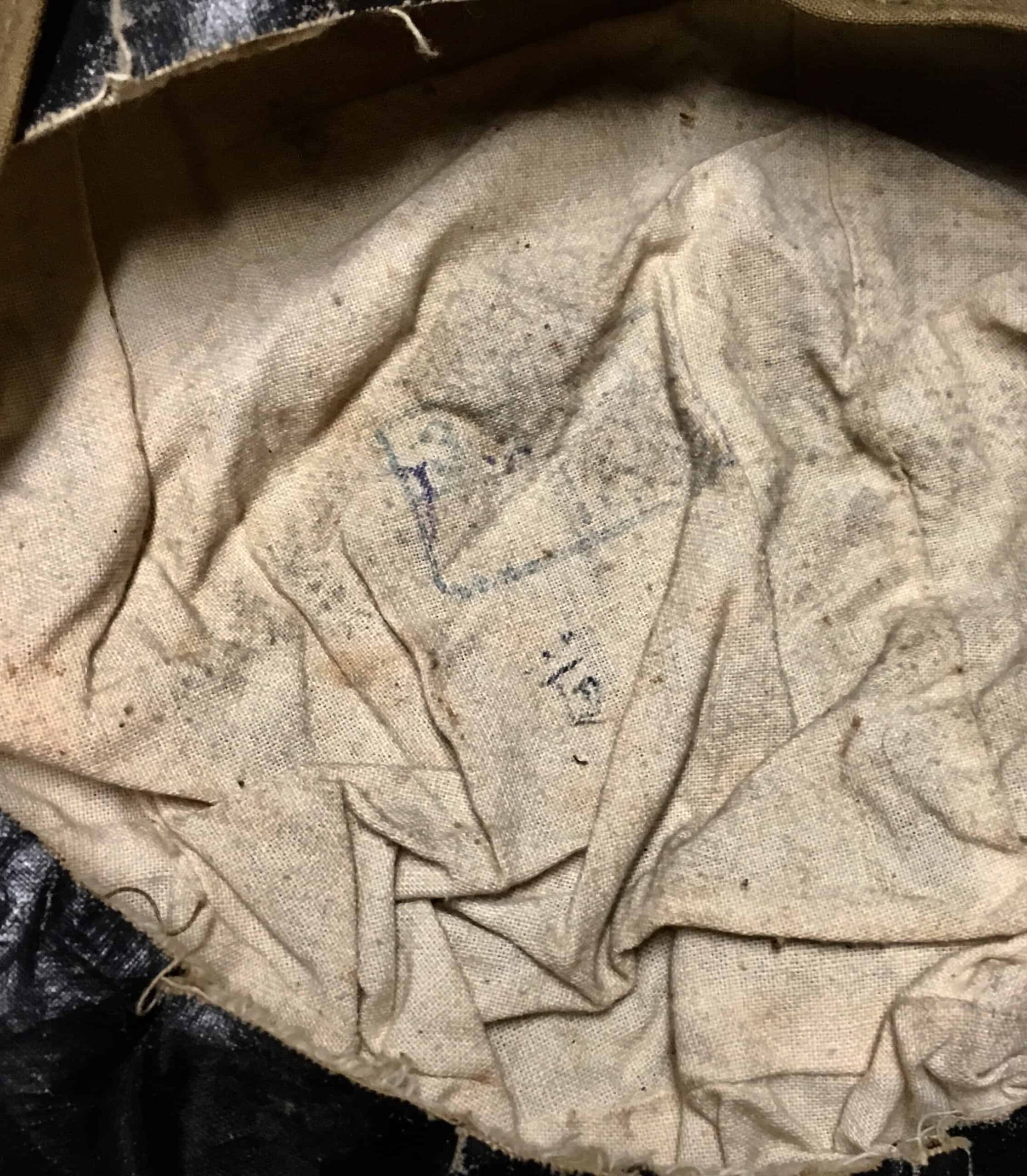 Chinese Korean War Field Cap Brown Cotton - Image 3