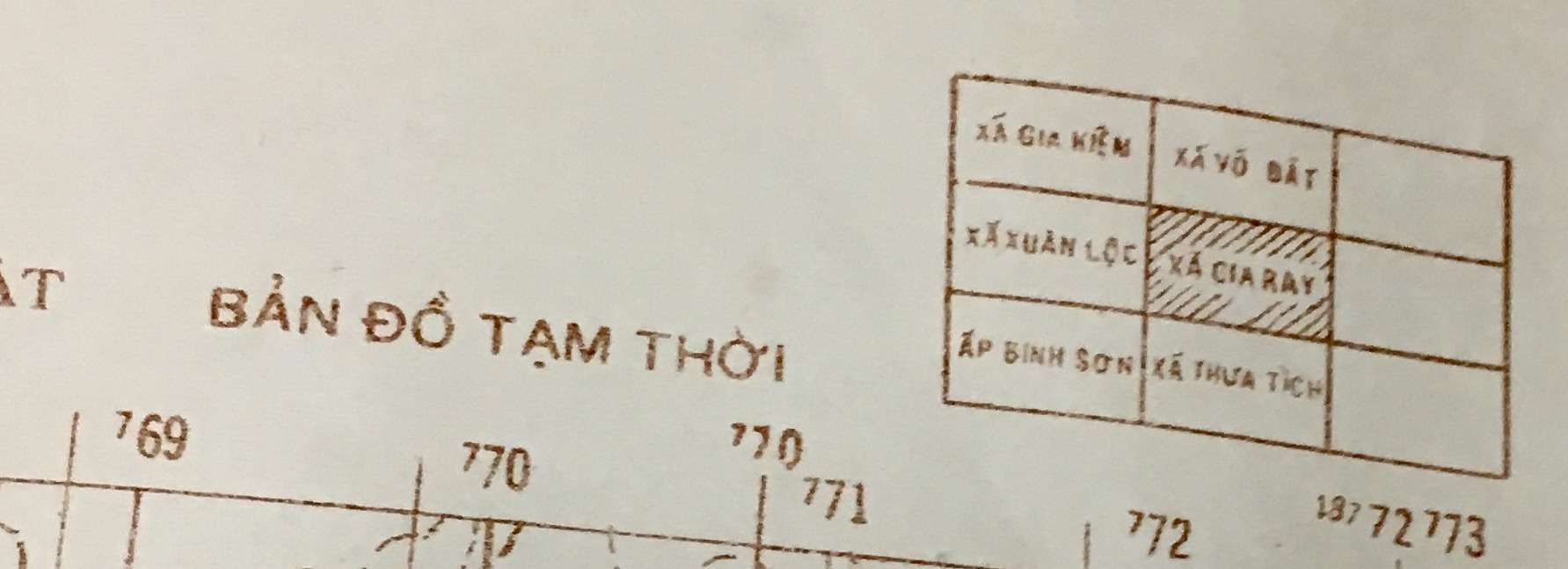North Vietnamese Army Topographic Grid Map SECRET 1:50,000 XIA GIA RAY Long Khanh - Image 3
