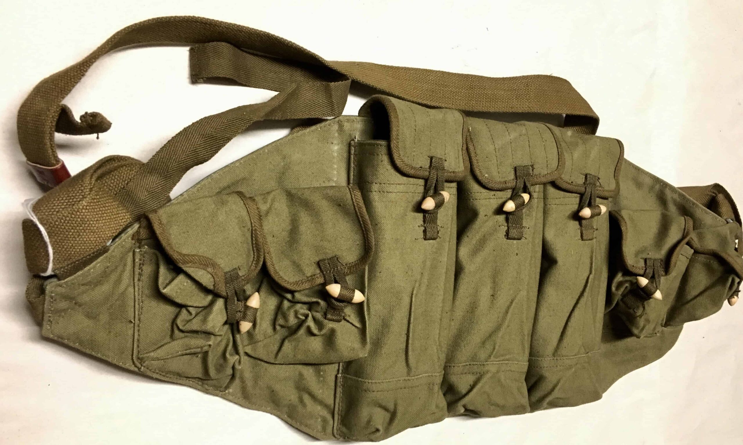 ChiCom North Vietnamese Army Viet Cong AK-47 Chestpouch 1968 Factory 111