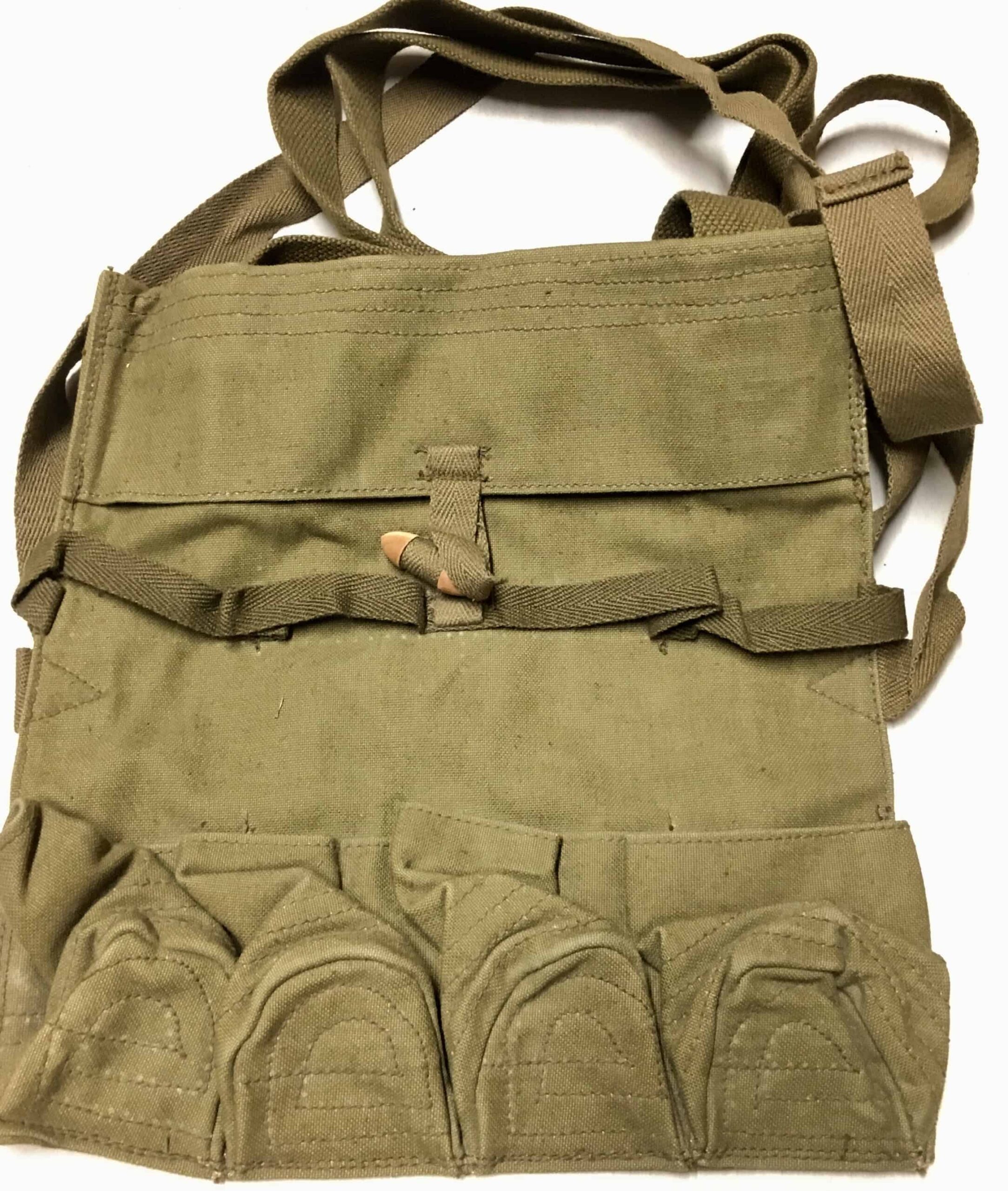 Chinese PLA Four Cell Stick Grenade Pouch 1966