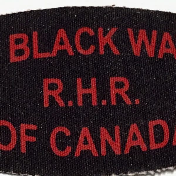 Canadian Printed Patch Blackwatch Royal Highland Regiment D-Day
