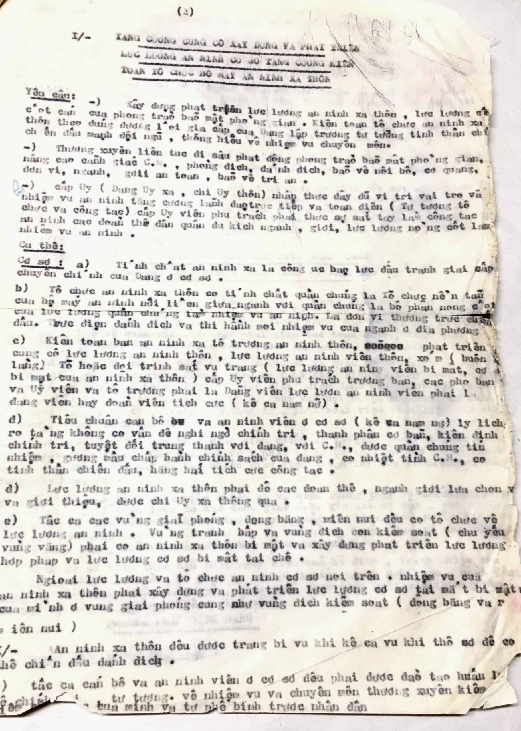 Viet Cong Commanders Typewritten Report 4 Pages - Image 2
