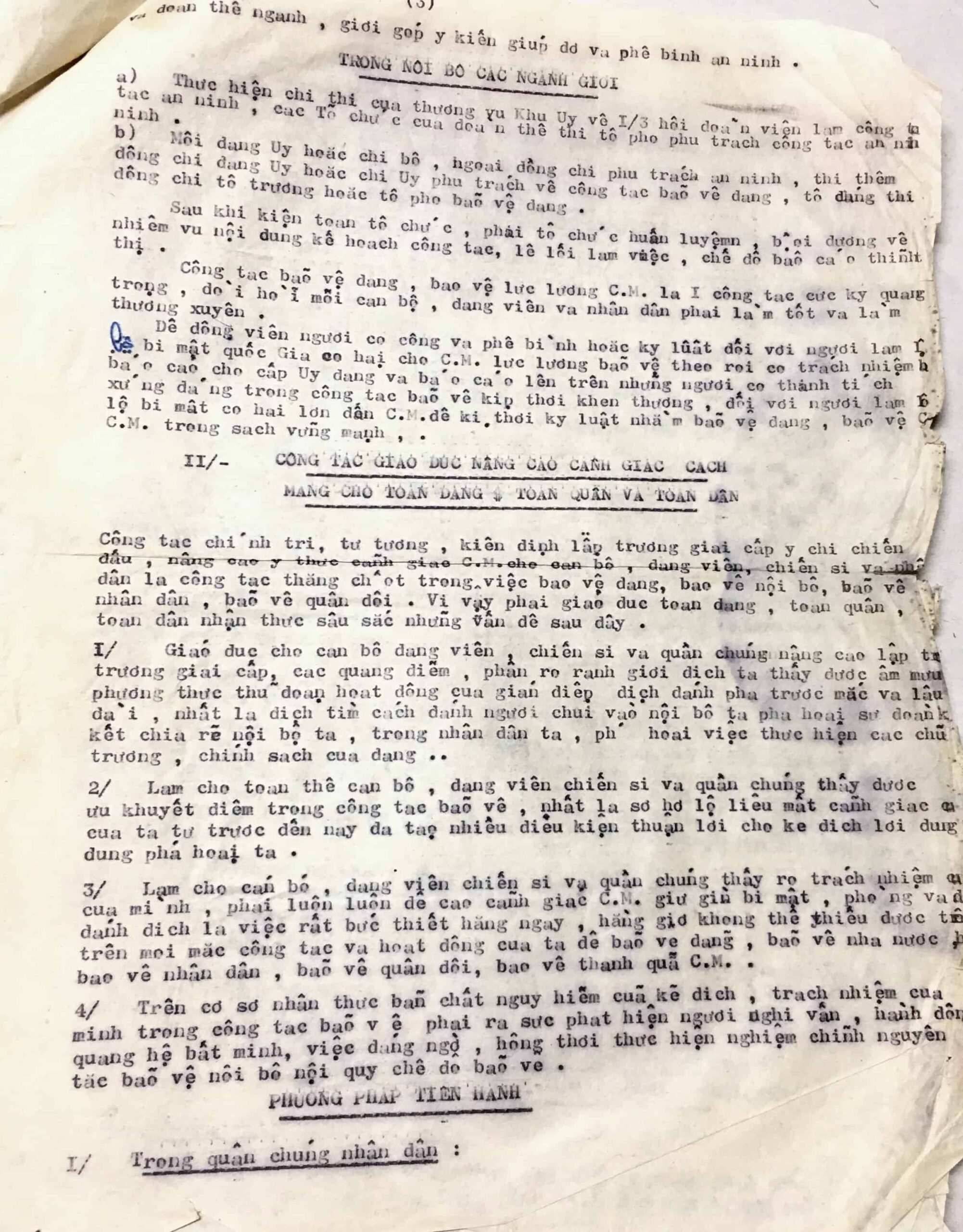 Viet Cong Commanders Typewritten Report 4 Pages - Image 4