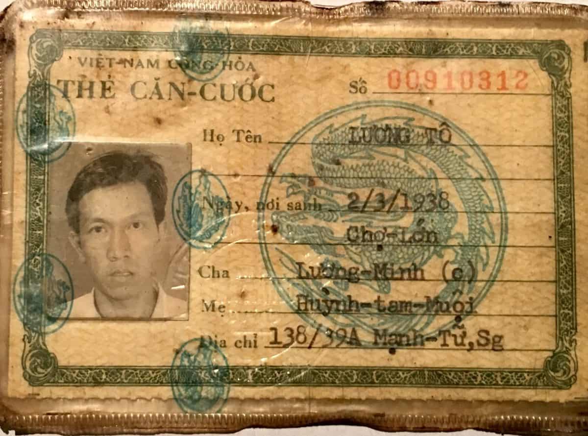Flash Card For Rvn RVN Identification Card - Enemy Militaria