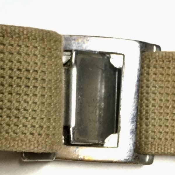 Pathet Lao Khmer Rouge Web Belt with Interlocking Buckle 1975