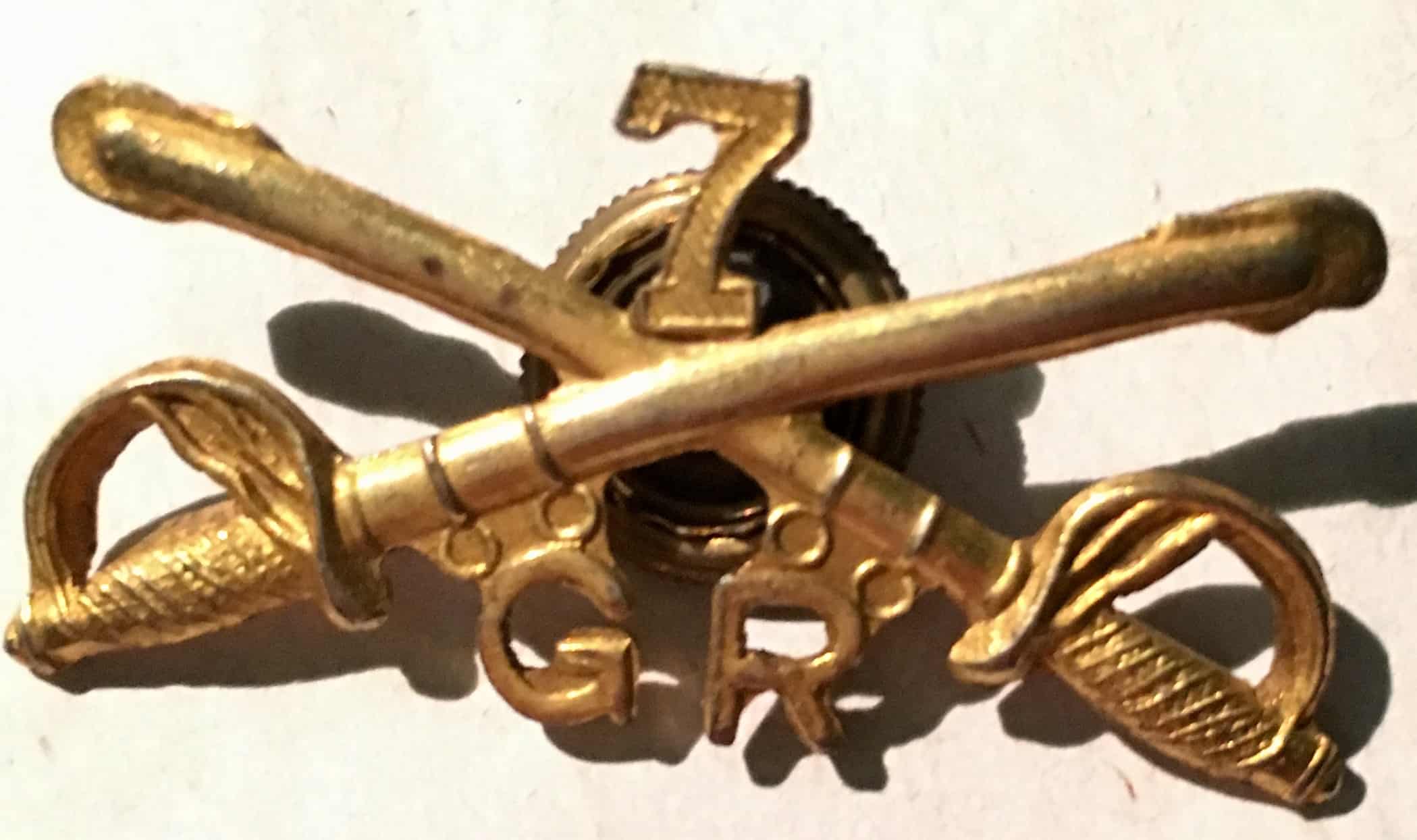 7th Cavalry G Troop Cap Badge Pre WW1