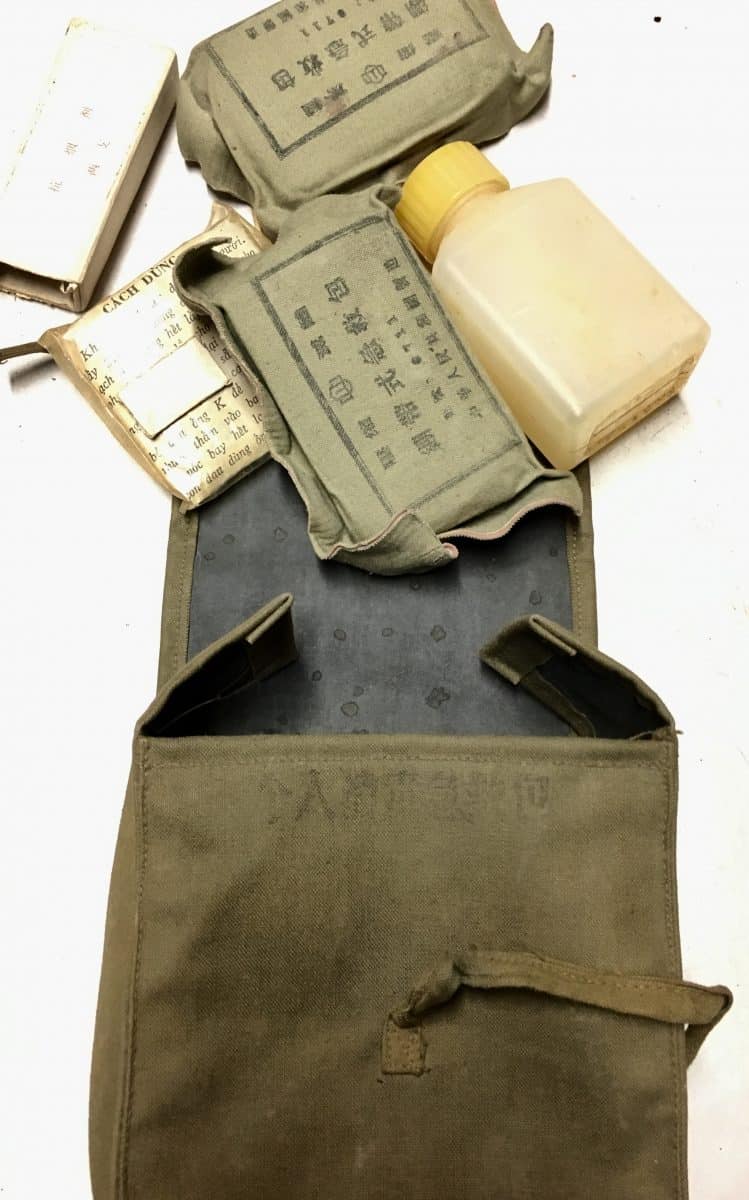 North Vietnamese Army Medical Kit 1967 Complete Enemy Militaria