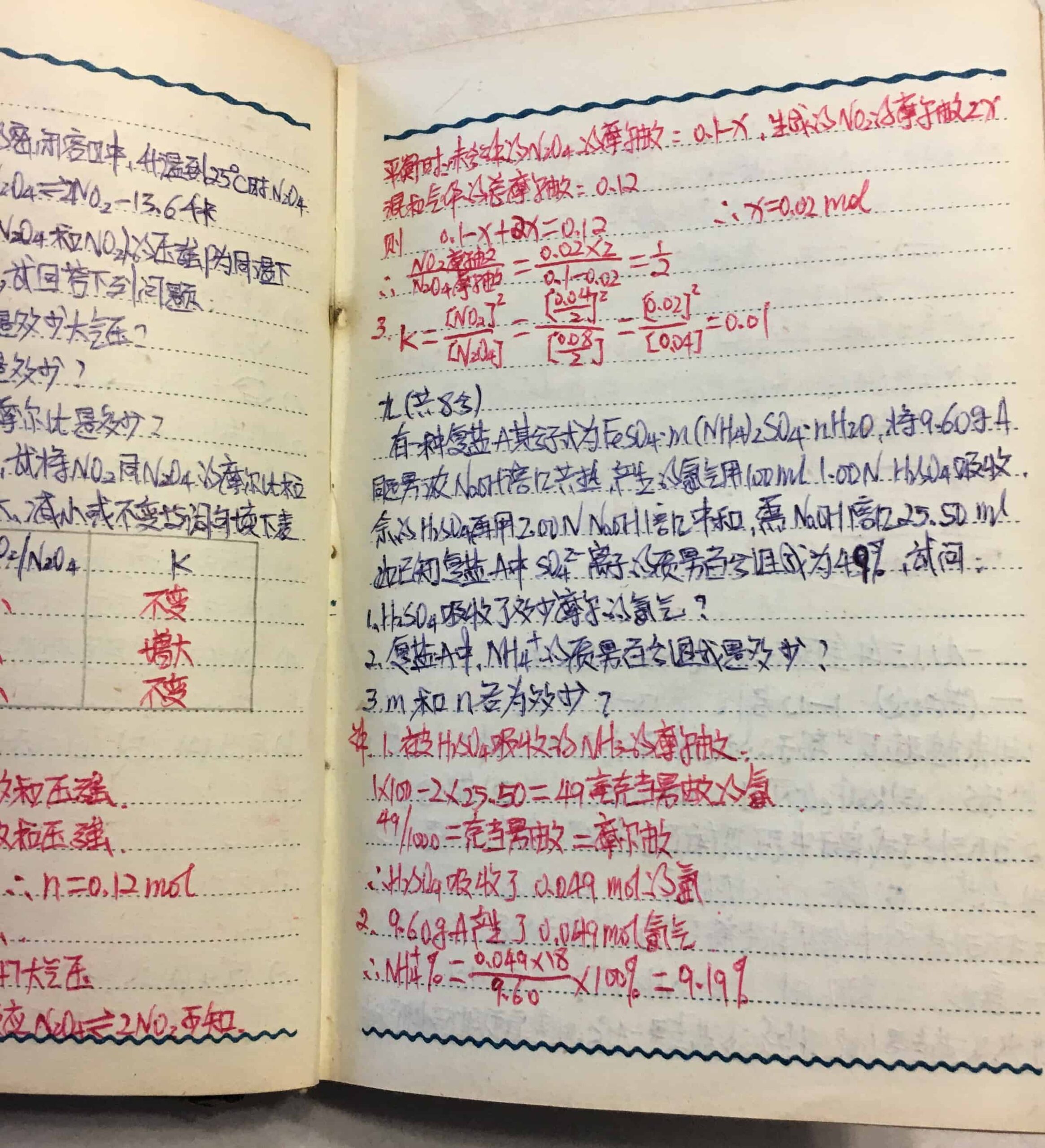 Chinese Korean War Issue Diary with Many Entries Trying to Learn English - Image 12