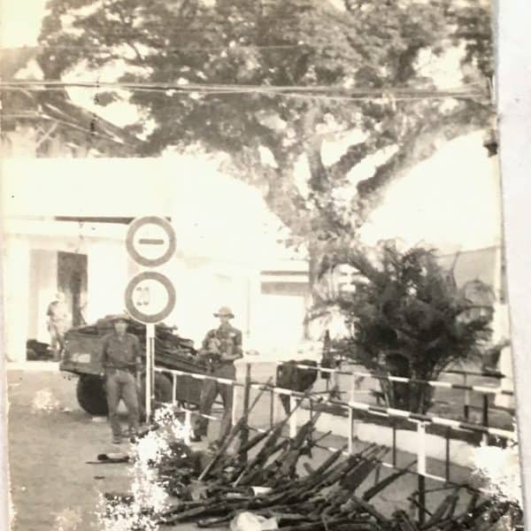 North Vietnamese Army Photograph of Captured ARVN Weapons