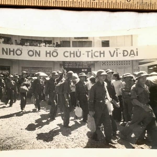 Photograph of North Vietnamese Army Soldiers Leaving for the Front