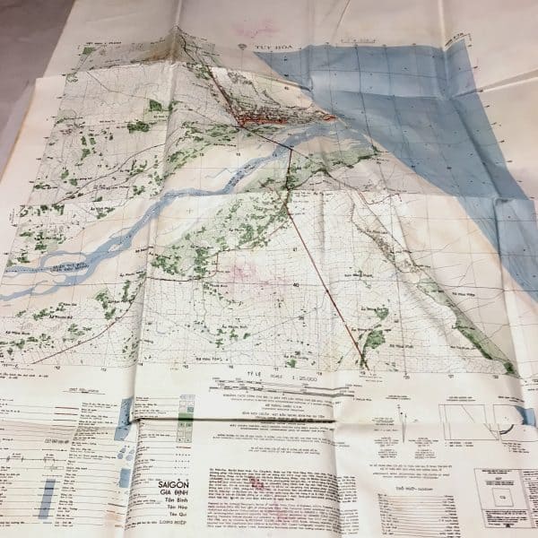 ARVN Map 1969 1:25,000 TUY HOA USAF Base