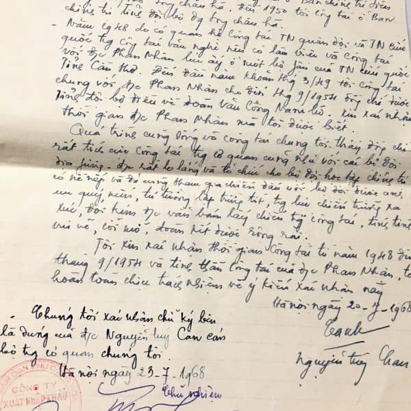 North Vietnamese Army Document Hanoi 1968