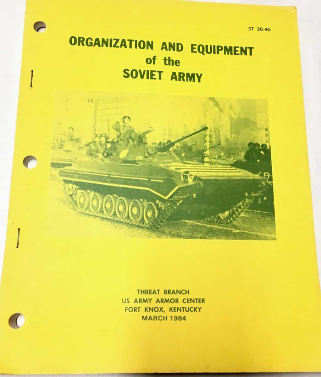 US Military Intelligence Manual on the Soviet Armed Forces 1984 - Enemy ...