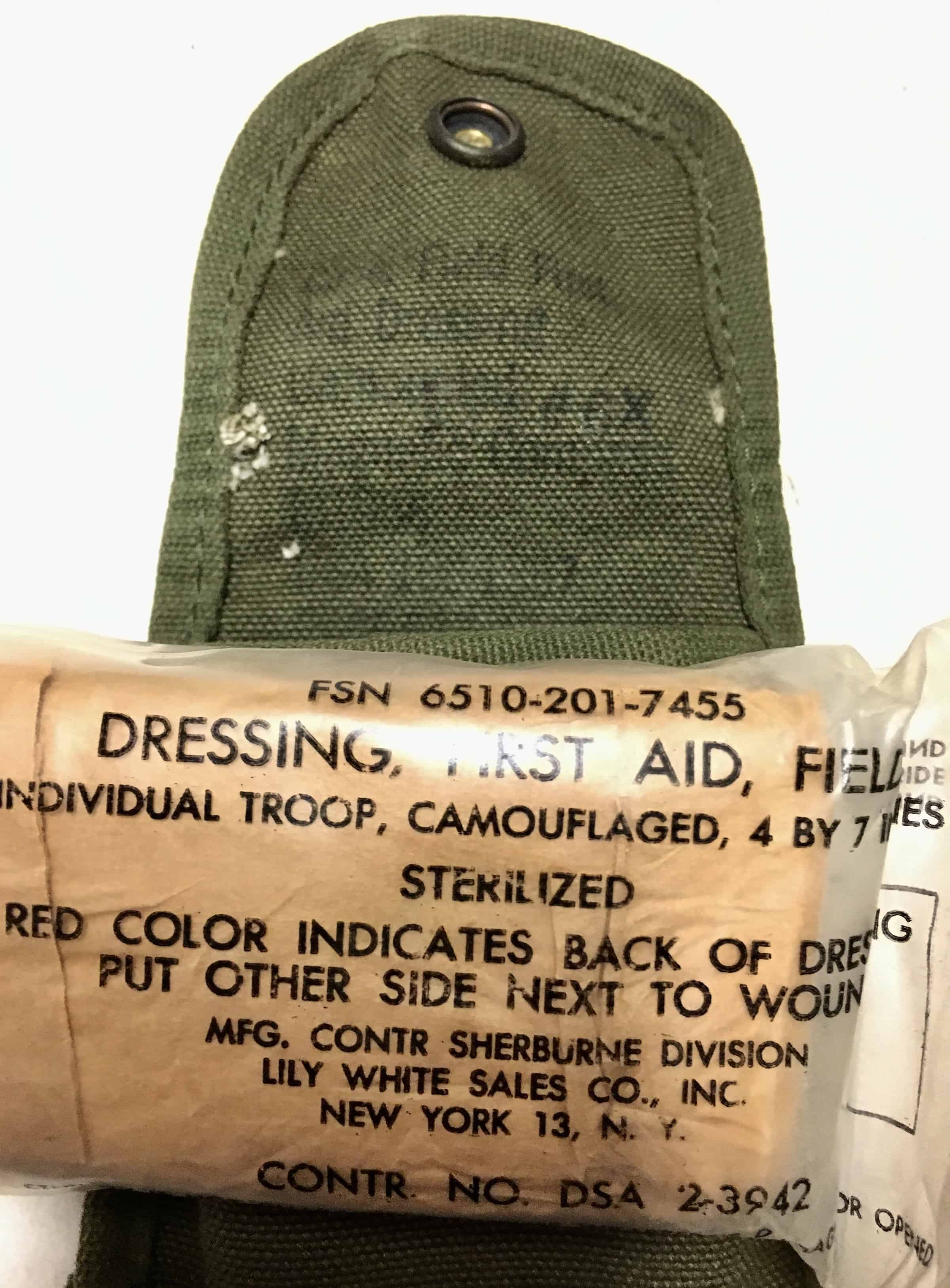US Army USMC First Aid & Compass Pouch - Enemy Militaria