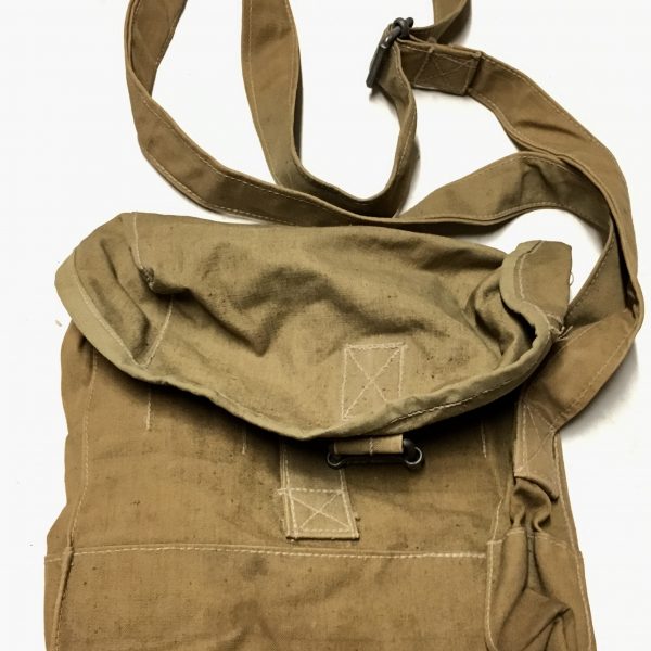 North Vietnamese Army Made Magazine Pouch with Shoulder Strap Wire Buckle Closure