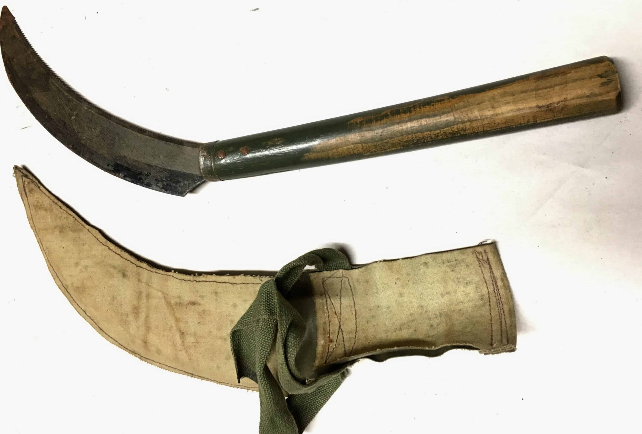 North Vietnamese Army Viet Cong Sickle with Case - Image 3