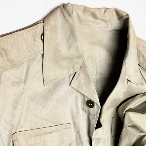 North Vietnamese Army Enlisted Light Gray Uniform with Epaulets