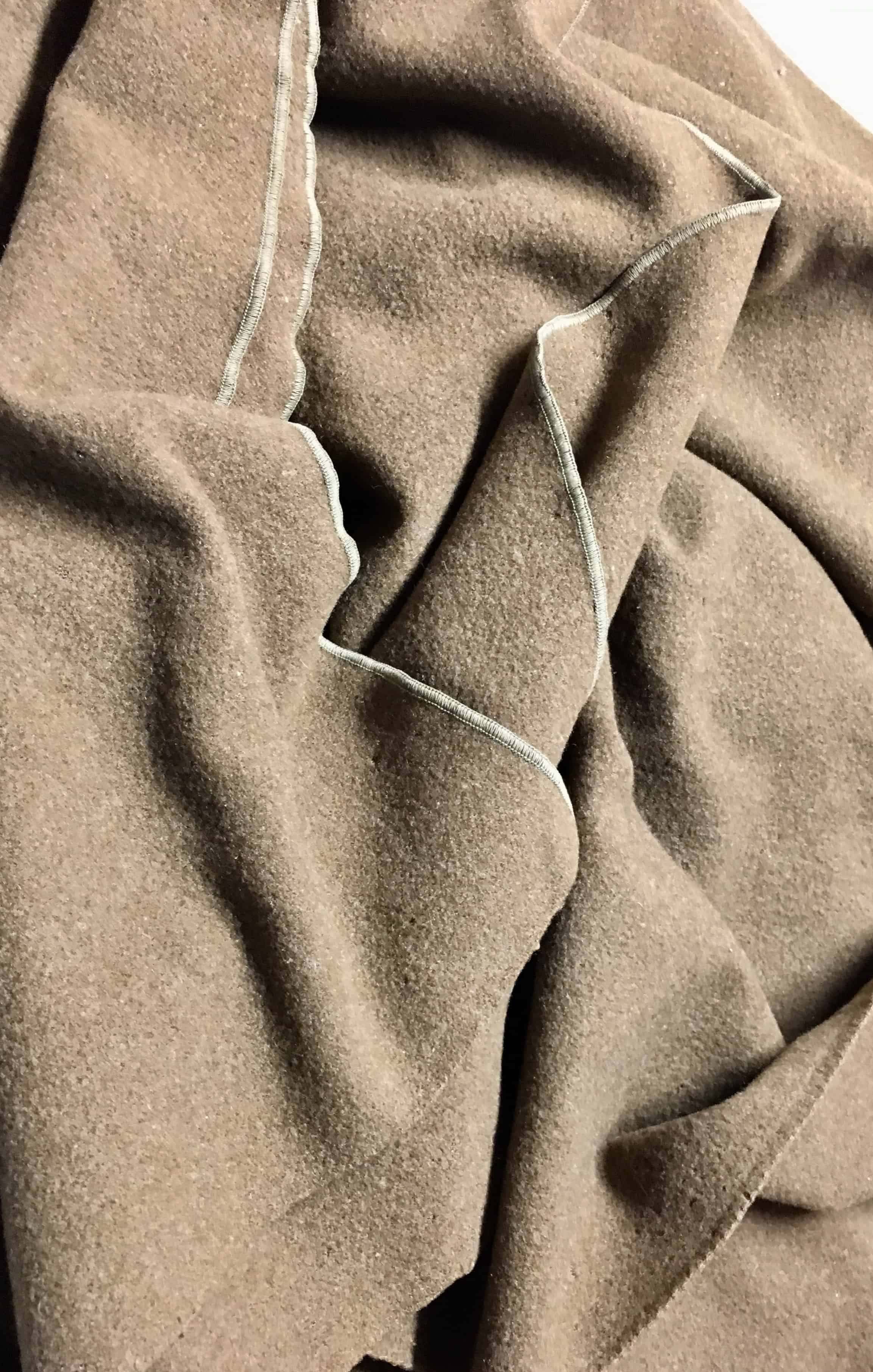 Us army wwii brown wool blanket enemy militaria