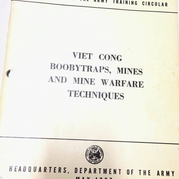 US Manual on Viet Cong Mines and Boobytraps May 1967