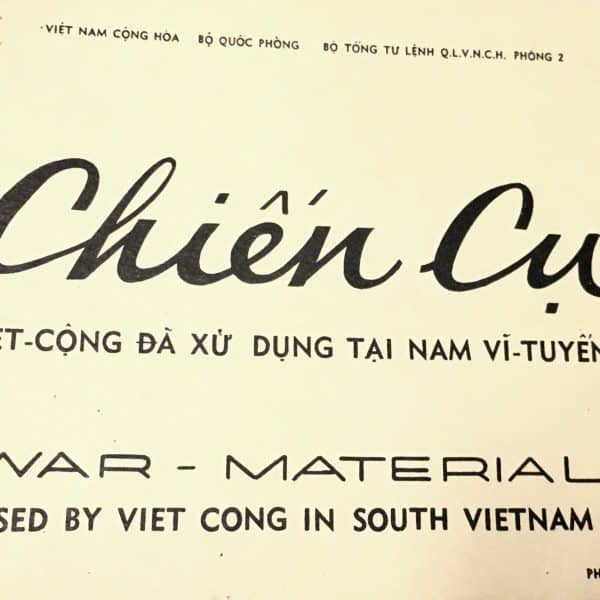 US ARVN Manual on Viet Cong War Material