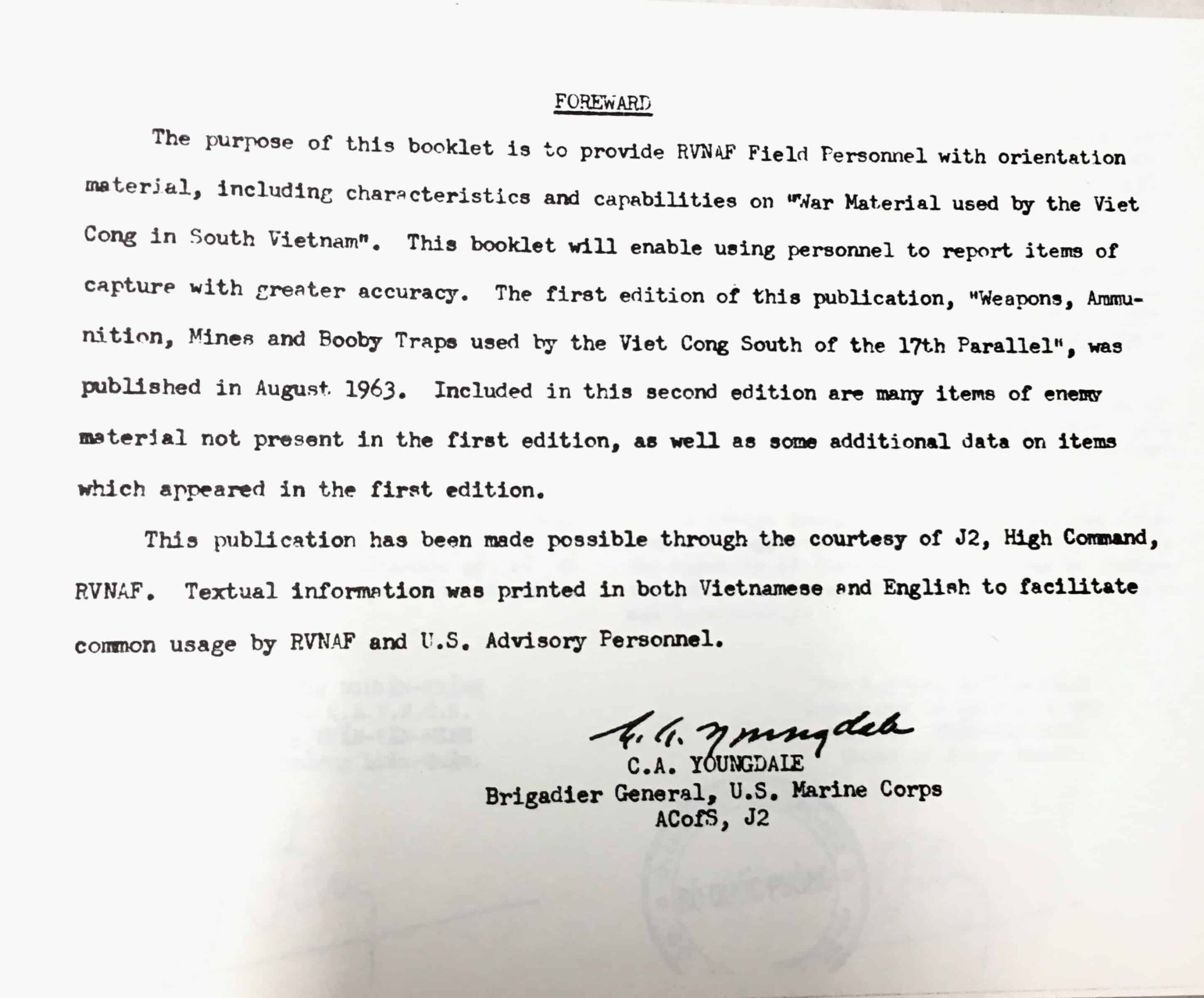 US ARVN Manual on Viet Cong War Material - Image 2