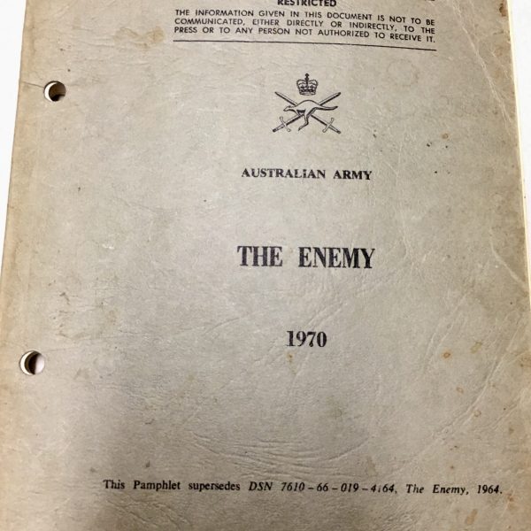 Australian Intelligence Manual - Asian Communist Armies and Guerrilla Forces 1970
