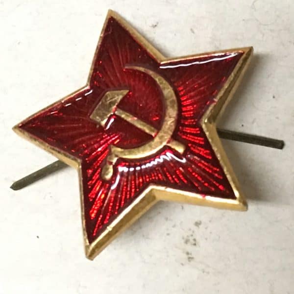Soviet Russian Cap Badge