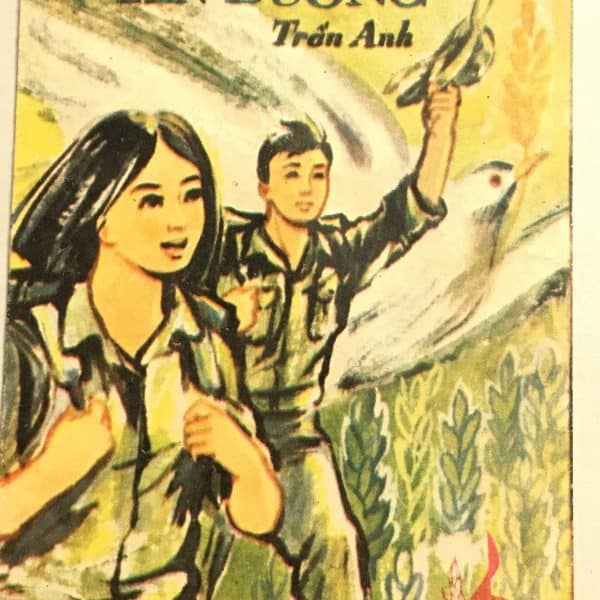 North Vietnamese Army Viet Cong Song Book with Female Soldier Peace Dove