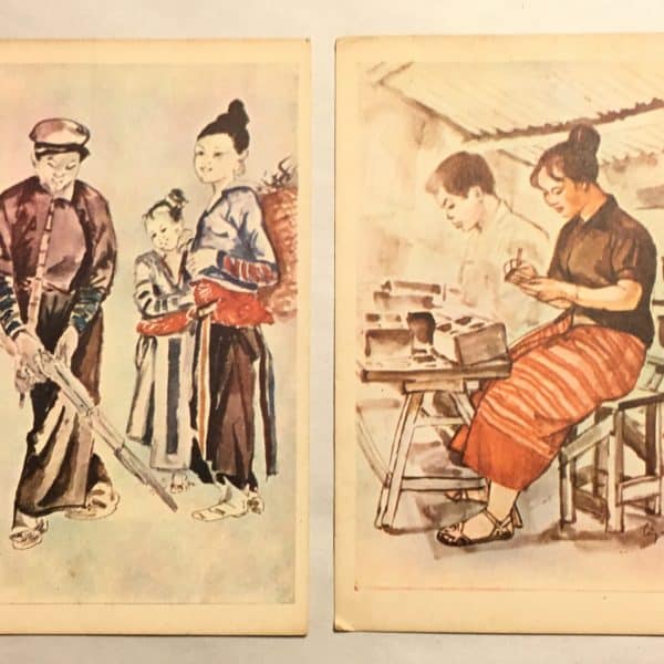 North Vietnamese Army Viet Cong Pathet Lao Post Cards