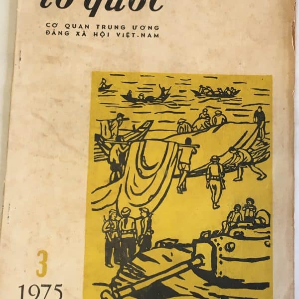 North Vietnamese Army Viet Cong Propaganda Magazine with Tanks on Cover