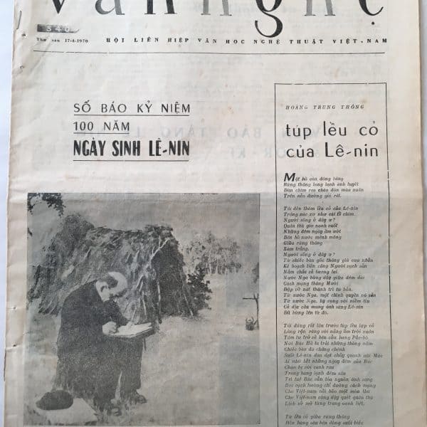 North Vietnamese Army Newspaper April 17, 1970 All About Lenin