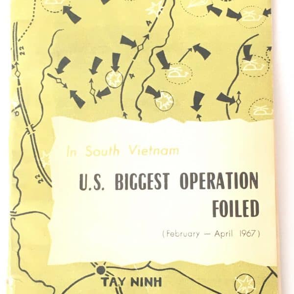 Viet Cong Propaganda Booklet on Operation Junction City Tay Ninh 1967