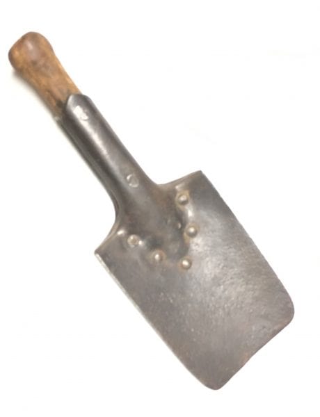 WW1 German Machinegunner's Compact Short Handle Shovel E-Tool - Image 2