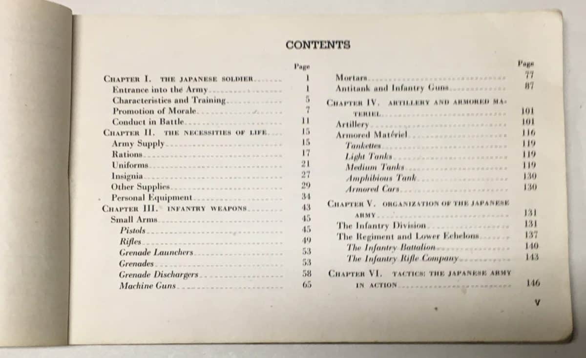 US WW2 Intelligence Manual 1944 Soldier's Guide to the Japanese Army ...