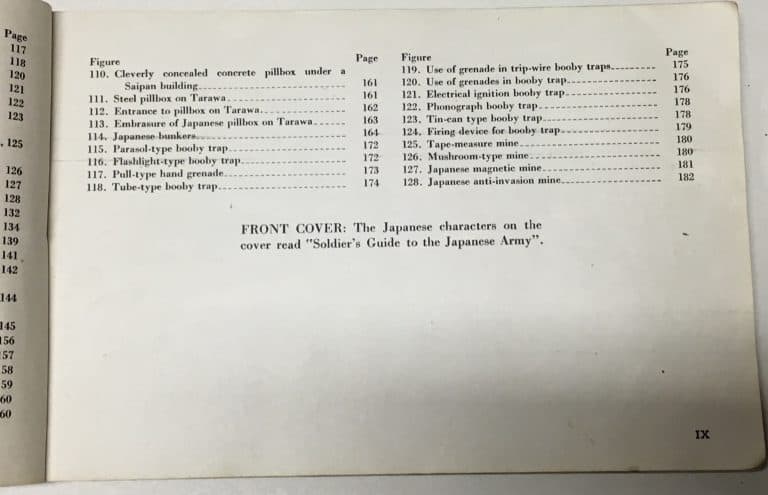 US WW2 Intelligence Manual 1944 Soldier's Guide to the Japanese Army ...