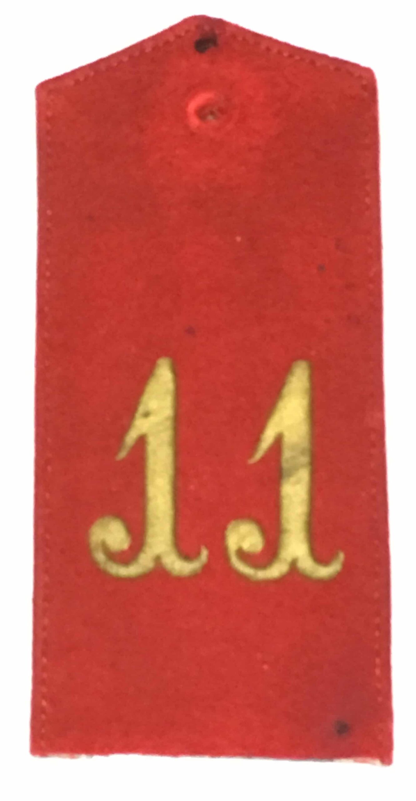 Imperial German Shoulder Board - 11th Regiment