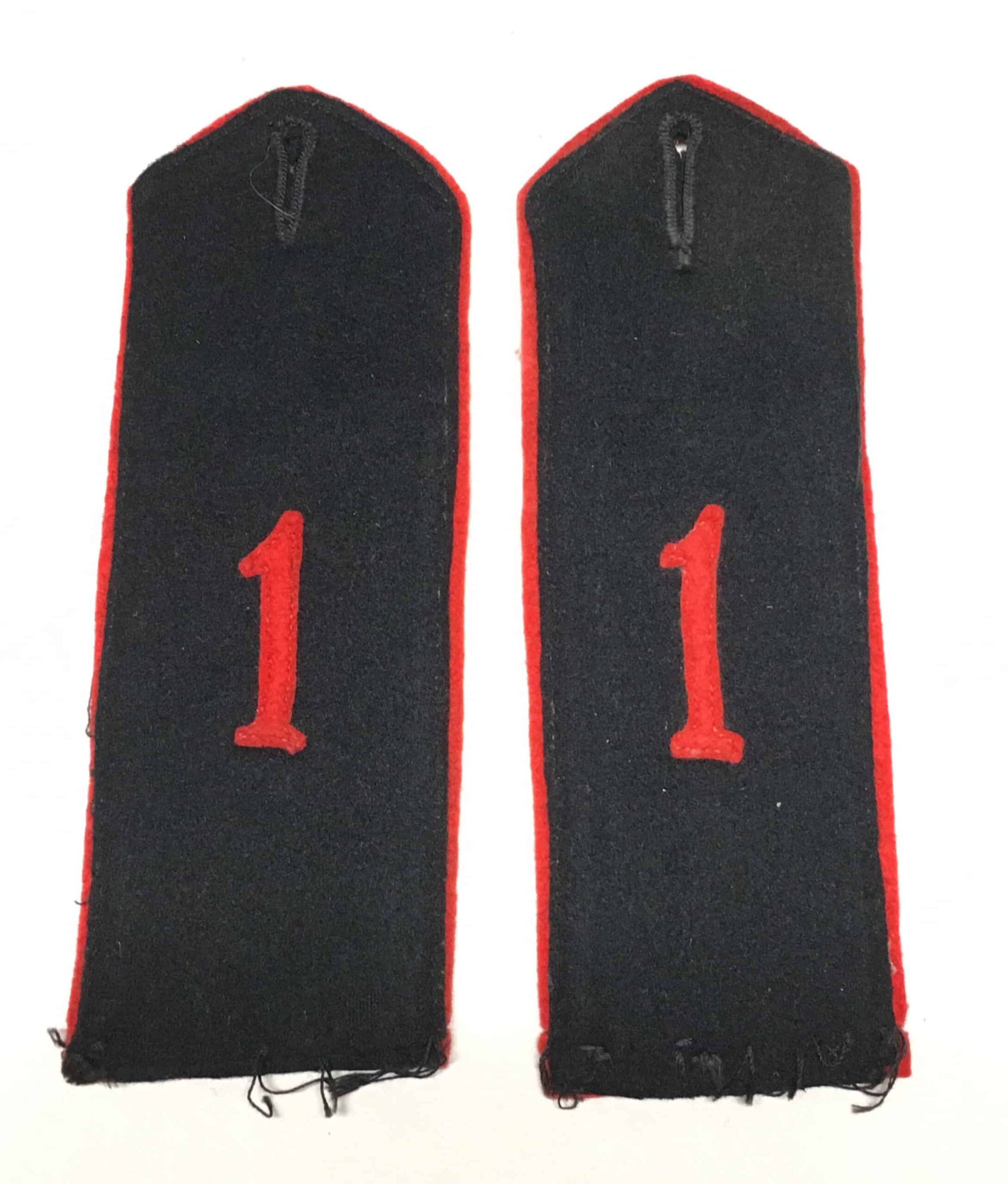 Imperial German Shoulder Boards 1st Regiment Pair