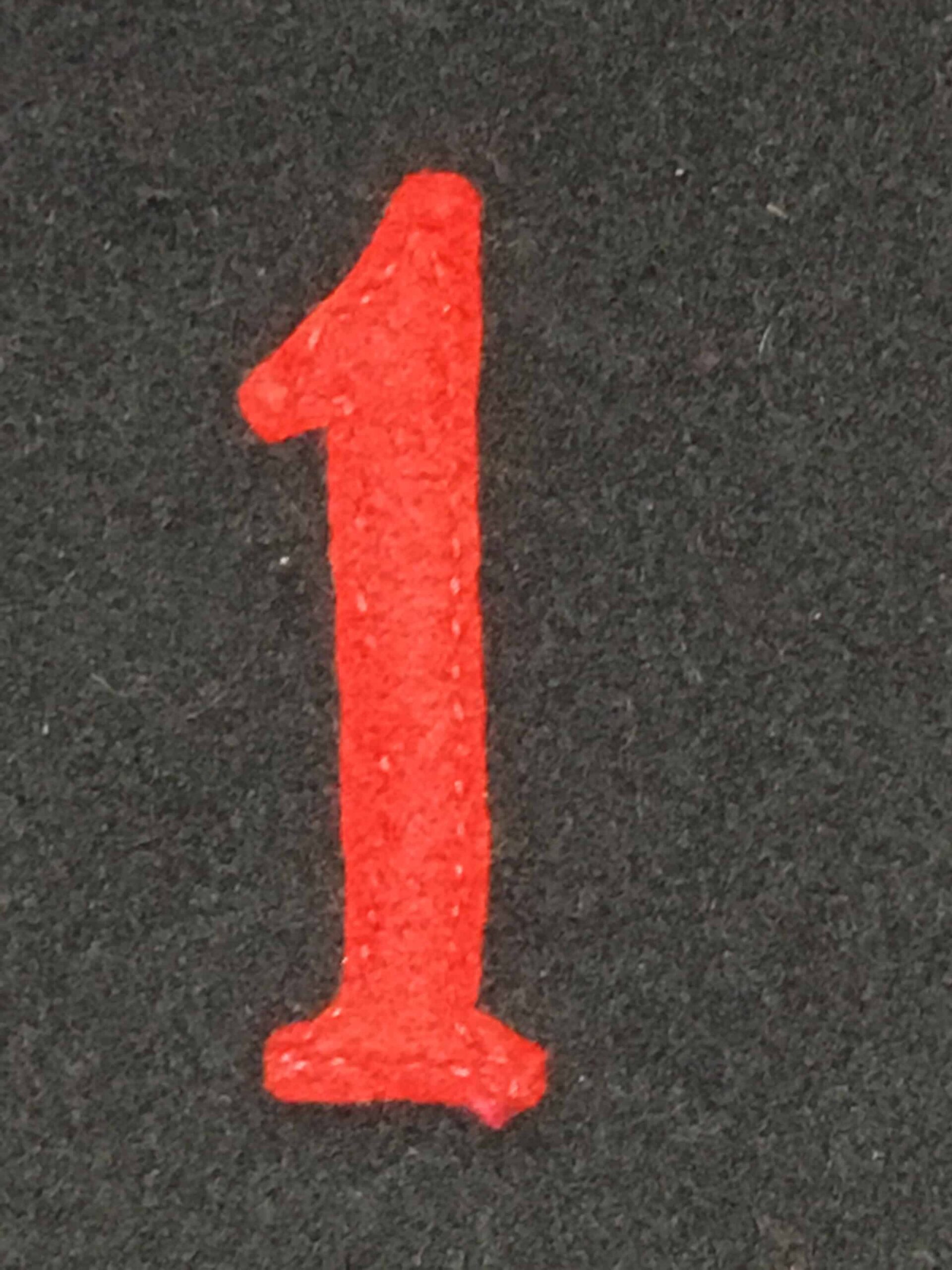 Imperial German Shoulder Boards 1st Regiment Pair - Image 2