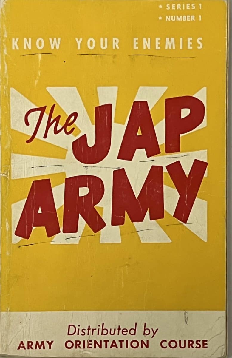 WW2 US 1942 Intelligence Manual the Japanese Army - Enemy Militaria