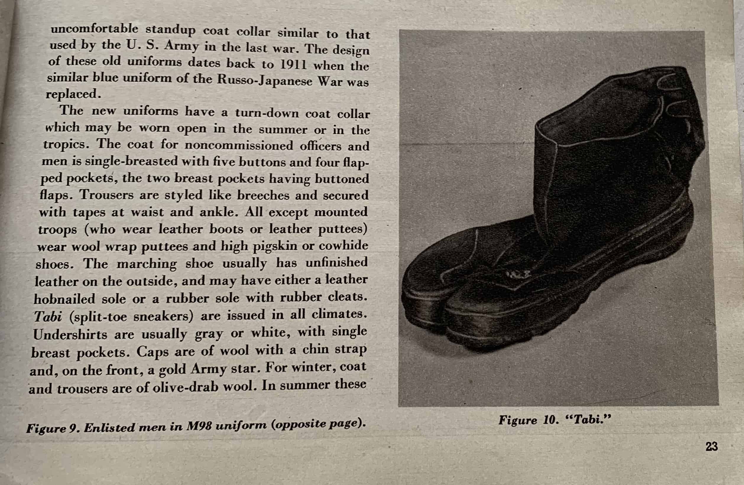 Japanese WW2 Army and Naval Landing Force Tabi Shoes - Image 9