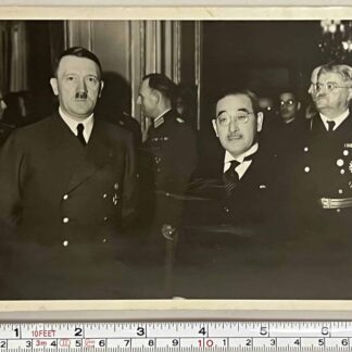 German WW2 Photo of Hilter & Japanese Pearl Harbor Special Envoy Saburo Kurusu