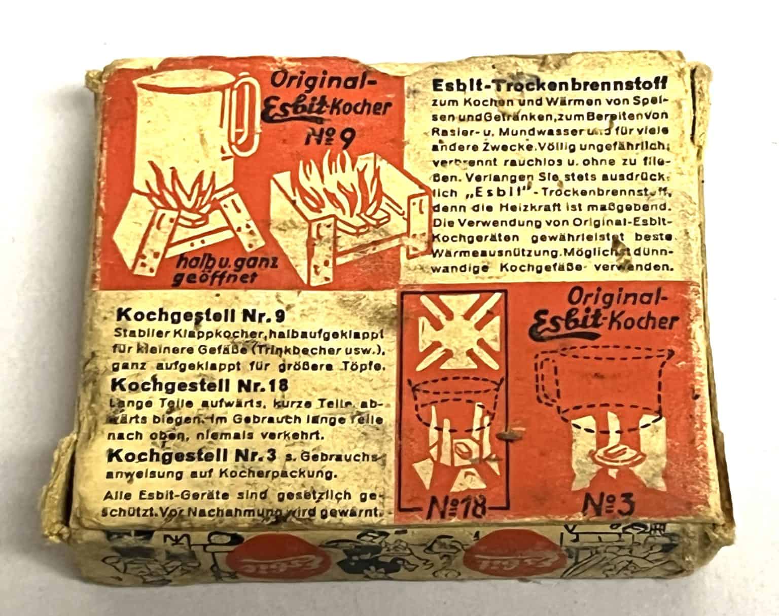 Fornellino Esbit Esercito Tedesco Fornellino Esbit Esercito Tedesco