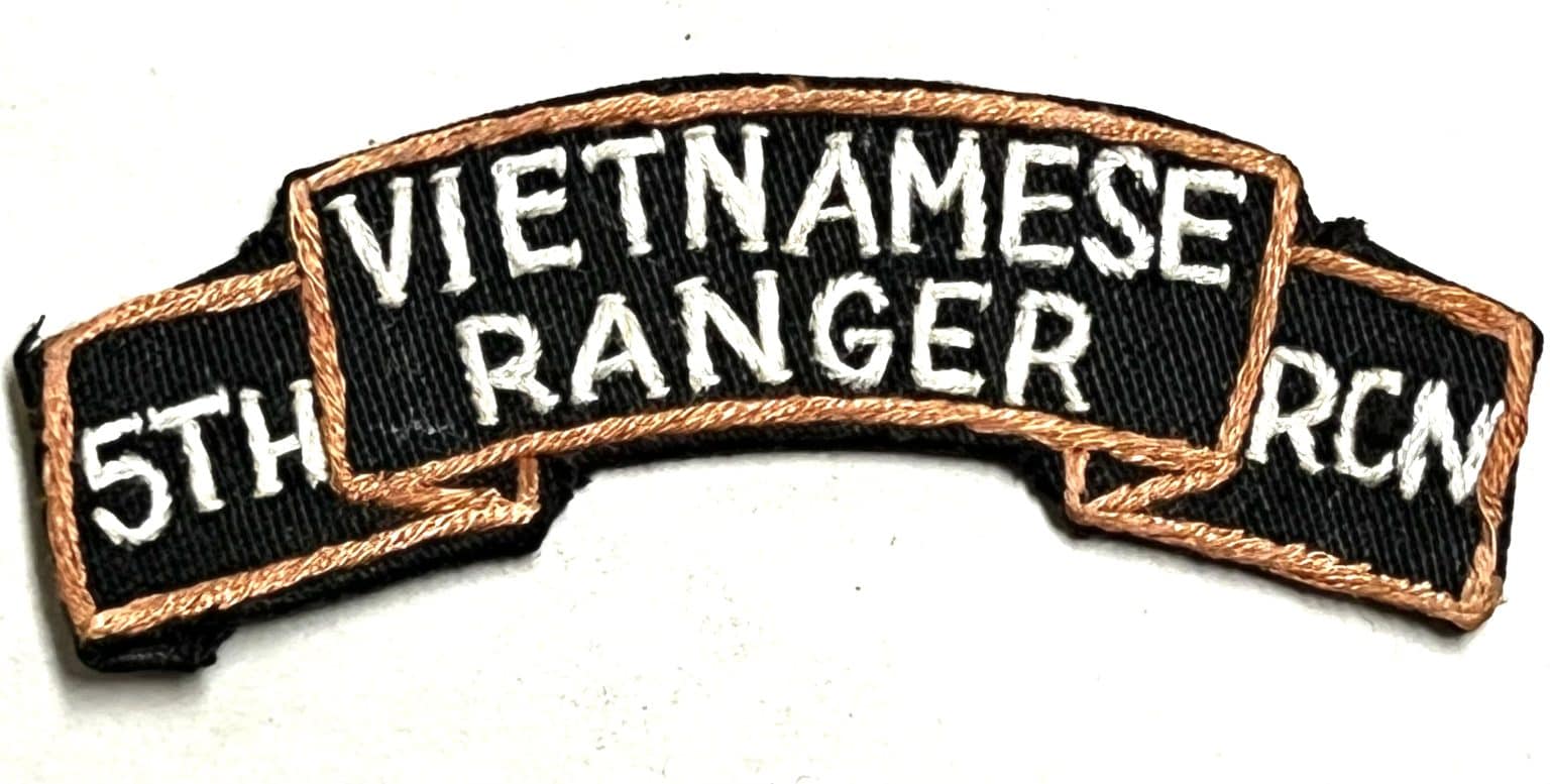 Us Ranger Scroll ARVN BDQ Ranger Scroll 5th Reconnaissance - Enemy Militaria